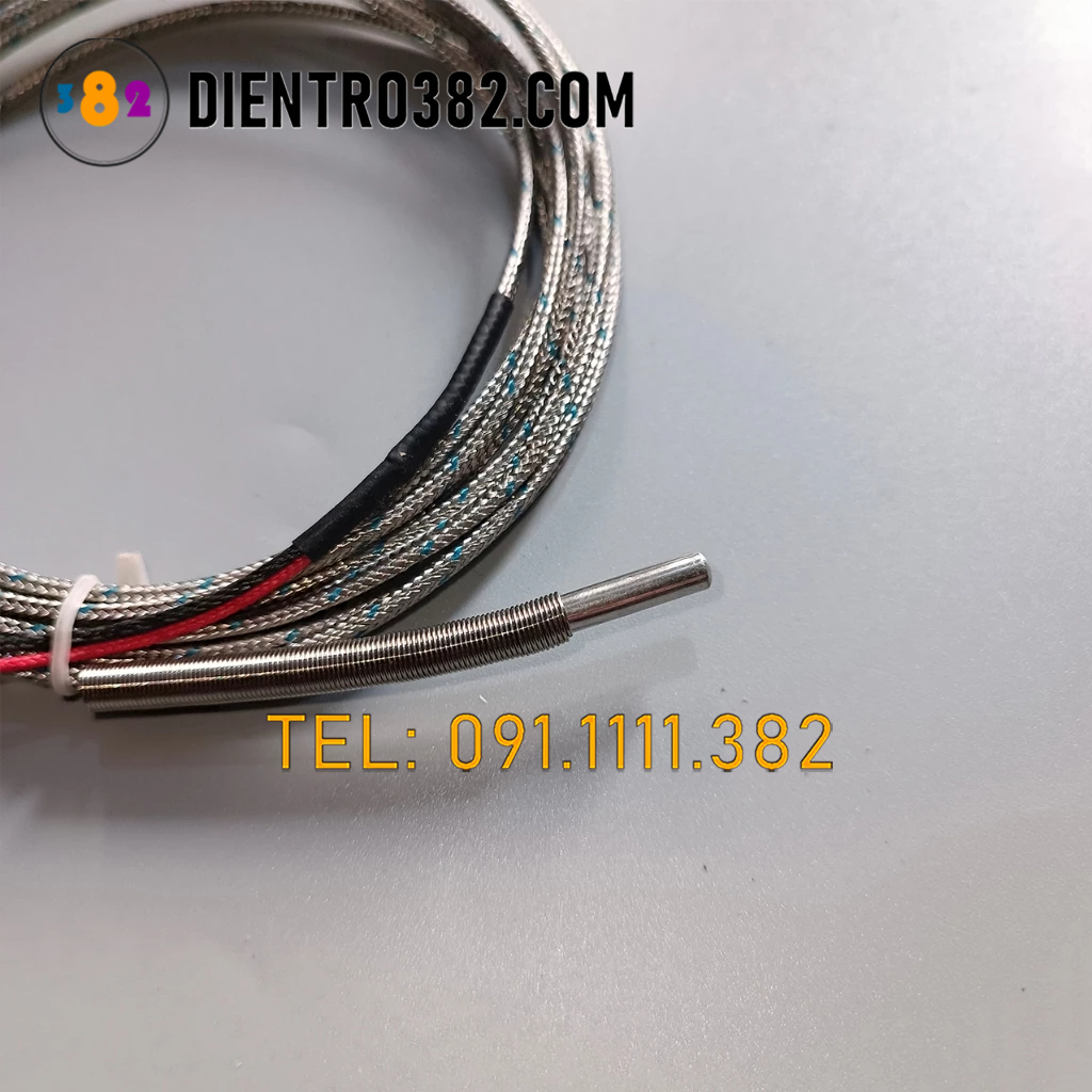 Can nhiệt. Dây cảm biến nhiệt can K phi 4 dài 20mm dải nhiệt đo thừ 0-800 độ