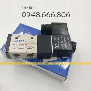 Van điện từ 3V210-08, Van điện từ khí nén Airtac