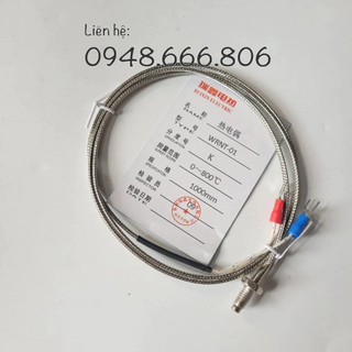 Cảm biên nhiệt độ,can nhiệt m6 model wrn-31 ren ∅6x1.0mm loại can k