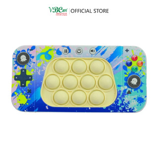Đồ chơi pop it VBC-6100A1 thế hệ mới, Pop it điện tử 999 level 10 phím bấm, luyện tay tập ghi nhớ vui nhộn