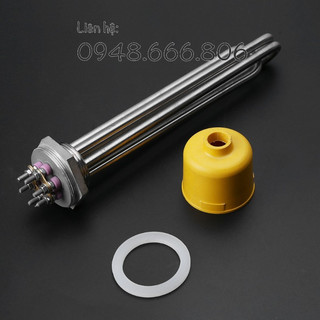 Điện trở củ ren phi 48 công suất lớn 9kw 12 kw 15kw 18k thanh nhiệt đun nước cụm ren