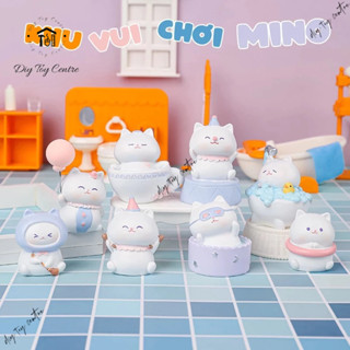 Đồ chơi giải trí BLIND BOX-Hộp Mù mô hình tượng mèo con mini dễ thương ngẫu nhiên Khu Vui Chơi MINO