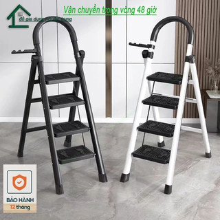 Thang Nhôm Ghế Tay Vịn--Thang gấp thép carbon dày gia đình Vận chuyển trong vòng 48 giờ