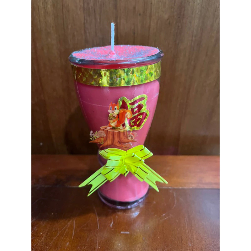 Ly trơn cao 13 cm làm nến