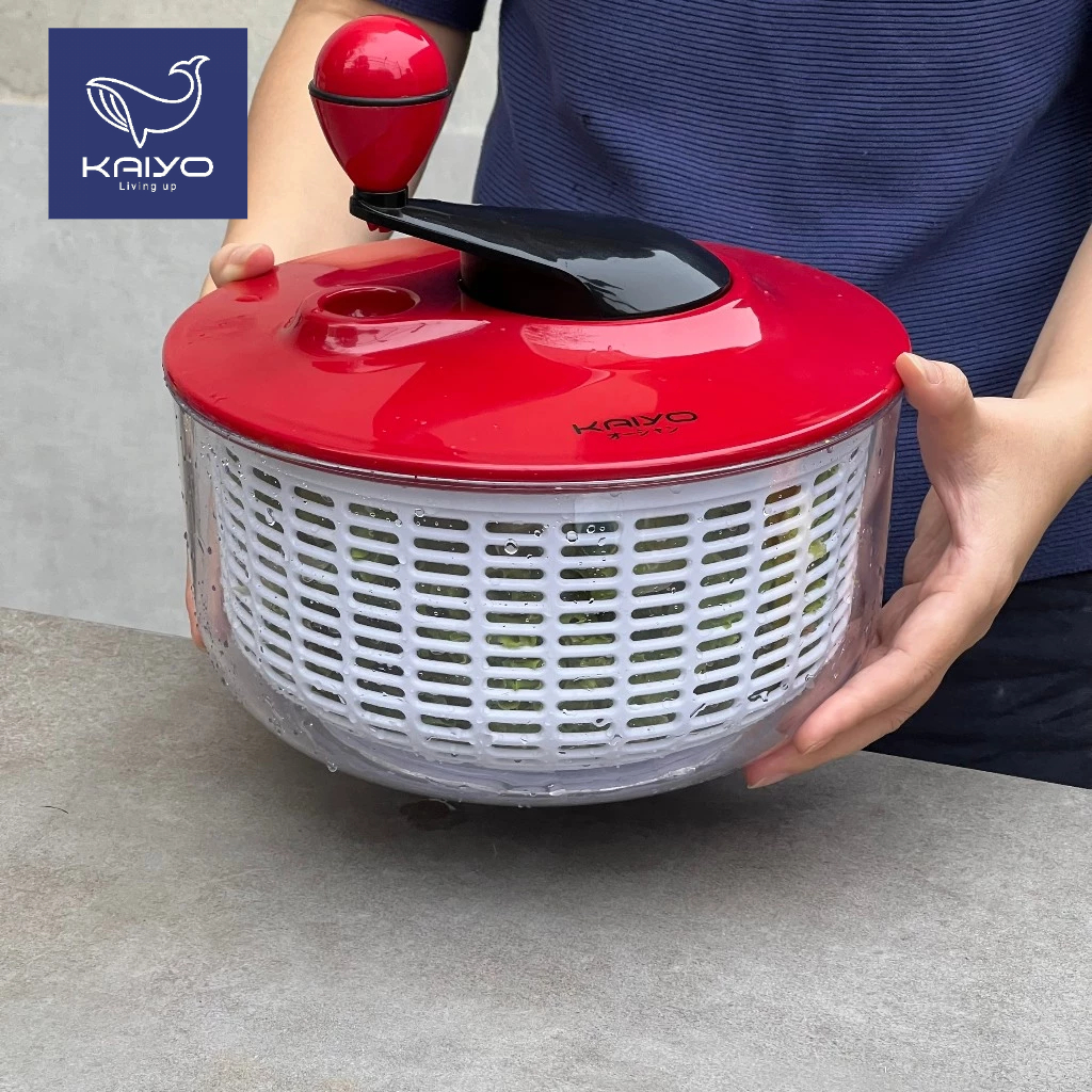Rổ Quay Rau Kaiyo 5.5L (Rửa Rau Rất Sạch & Vẩy Khô Tiện Lợi)