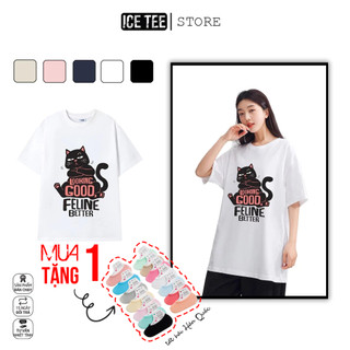 Áo thun ICETEE i60 Áo Phông, Áo Unisex, 100% Cotton, Tay Lỡ Form Oversize