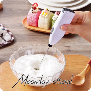 Máy đánh trứng cầm tay mini, máy tạo bọt cafe chạy bằng pin nhỏ gọn P0668
