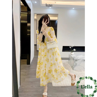 Váy Bầu Mùa Hè Đầm Bầu Dáng Suông Thiết Kế Hoa Siêu Xinh