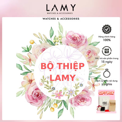 Bộ thiệp LAMY - chúc mừng sinh nhật, cảm ơn, tình yêu in hình dễ thương
