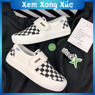 Giày Vans Fear Of God Caro-Giày lười Slip on Vans Caro đen trắng giày trượt ván cổ điển