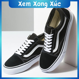 Giày Vans old skool, Giày thể thao Vans classic đen trắng đơn giản dễ phối đồ nam nữ