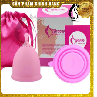 Cốc Nguyệt San Aneer Nhập Khẩu Chính Hãng Tặng cốc gấp tiệt trùng