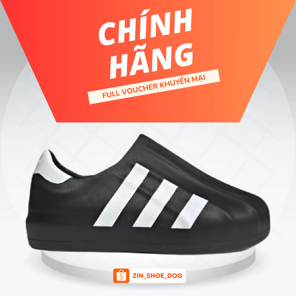 [ CHÍNH HÃNG ] Giày Adidas AdiFOM Superstar ‘Black’ HQ8752, Nam và Nữ Zin Shoedog