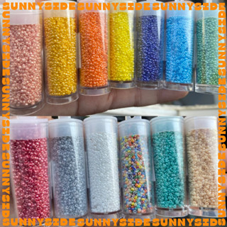 HẠT CƯỜM NHẬT MIYUKI ROUND Cao Cấp Nhật Bản Size 1.5mm Dùng Đính Kết Vòng Tay Vòng Cổ Làm Trang Sức Phụ Kiện Handmade D