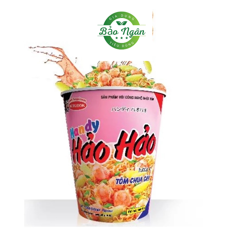 COMBO 10  Ly mì Handy Hảo Hảo Acecook tôm chua cay 67g