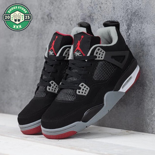 Giày thể thao jordan 4 đen, giày thể thao air jd4 off white bản đẹp full box