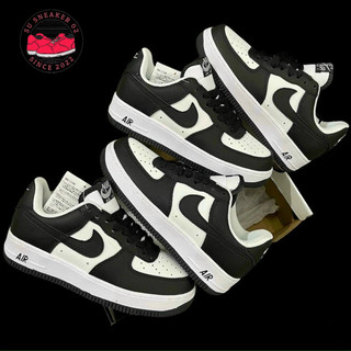 Giày AF1 Panda, Giày thể thao AF1 đen trắng đơn giản dễ phối đồ nam nữ Full Box