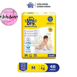 Combo 4 gói tã dán UNIDRY S54 M46 L40 XL38