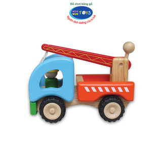 Đồ chơi gỗ Xe cần cẩu | Winwintoys 64292 | Giúp bé phát triển trí tưởng tượng và vận động