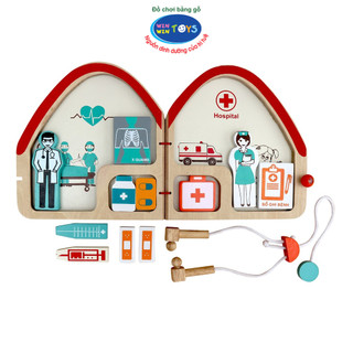 Đồ chơi gỗ Bé tập làm bác sĩ | Winwintoys 65242 | Phát triển trí tưởng tượng và sáng tạo | Đạt tiêu chuẩn CE và CR