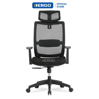 Ghế Văn Phòng Công Thái Học Ergonomic Office Chair Elegant T23 - Ghế Xoay Có Tựa Đầu Ngả Lưng 135 Độ