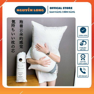 Ruột gối lông vũ nhật bản trọng lượng 800g chuẩn lông vũ.