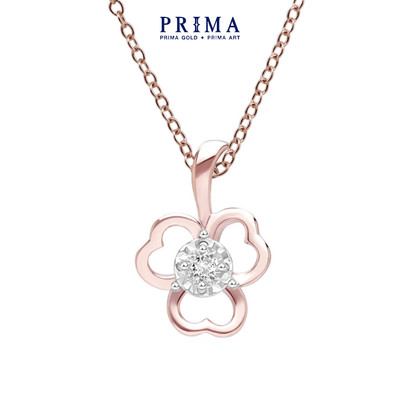 PRIMA Mặt dây chuyền Kim cương -  9K - BST GEOMETRY - 991P1258
