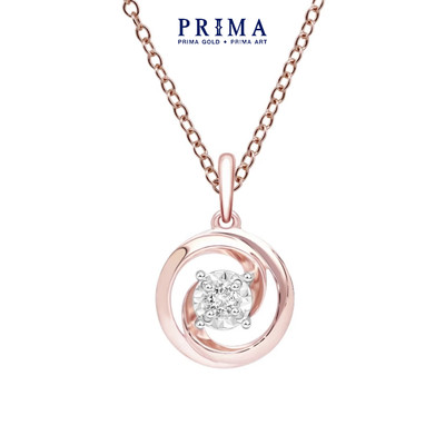 PRIMA Mặt dây chuyền Kim cương -  9K - BST GEOMETRY - 991P1259
