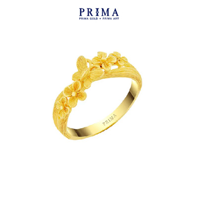 PRIMA Nhẫn  24K - Họa tiết Hoa và Bướm sang trọng - 111R1936