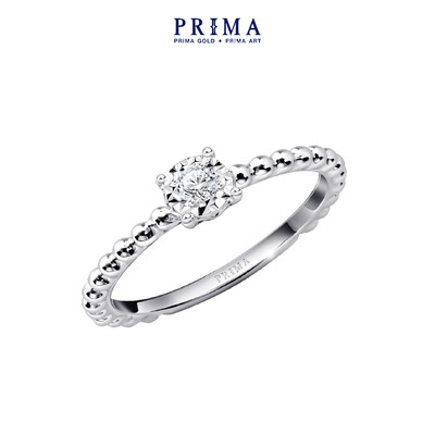 PRIMA Nhẫn Kim Cương -  18K - BST Impression - White Gold - 105R3945