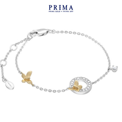 PRIMA Lắc Tay  18K - Đính Kim Cương - BST Butterfly Concerto - Bướm hoàng kim - 105L0258