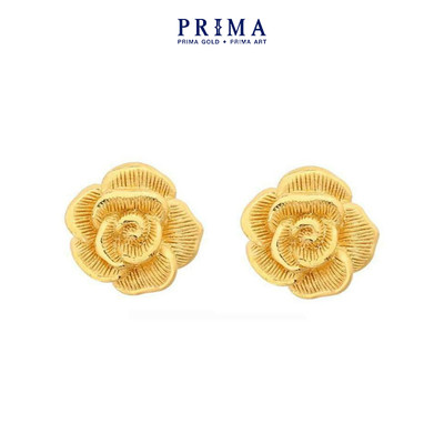 PRIMA Bông Tai  24K - BST Love Concerto (Little Rose) - Hoa hồng nhỏ - 111E3569 - (Chuôi+ Chốt 18k)