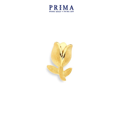PRIMA Bông Tai Vàng 24K - BST Mono Chic - Hoa Tulip (Chuôi+ Chốt 18k) - ( 1 chiếc)  - 111E3560