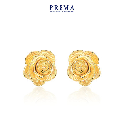 PRIMA Bông Tai  24K - BST Rosanna - Hoa hồng sang trọng - 111E4140