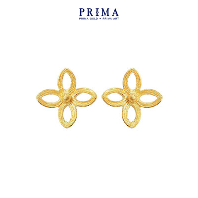 PRIMA Bông Tai  24K - Hoa 4 cánh - BST Natural - 111E1588