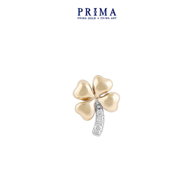 PRIMA Bông Tai Kim Cương -  9K - Cỏ 4 Lá (1 chiếc) - BST Monochic - 991E1565