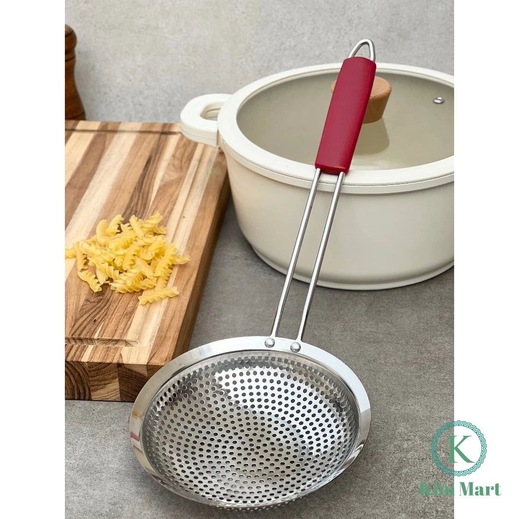 Muôi Lỗ Inox 304 Nguyên Khối Cỡ Lớn KAIYO - Chính hãng
