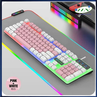 Bàn phím chơi game có dây bán cơ divipard k730 có đèn led rgb máy tính & laptop