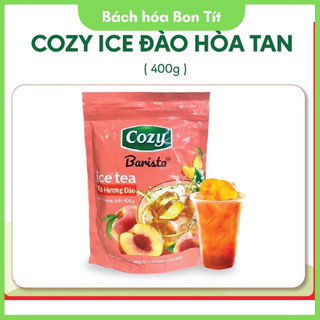Trà cozy đào hoà tan 400g pha 50 ly