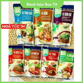 Lẩu Thái SG Food, Gia Vị Lẩu, Lẩu Nấm, Lẩu Chay, Nước Lẩu Thái, Lẩu Thái Chay 180g