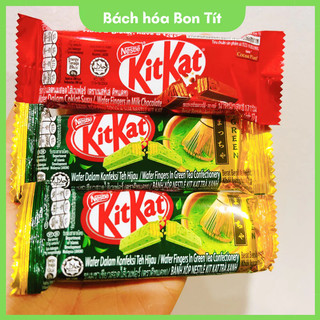 Thanh sô cô la kitkat trà xanh nestle 17g