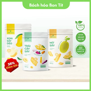Xoài sấy dẻo/ mít sấy giòn/ hoa quả sấy/ chuối sấy wenatur 100g