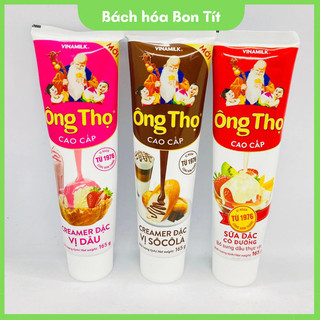 Sữa Đặc Ông Thọ Tuýp Dâu/ Sô Cô La/ Truyền Thống 165g( date xa, ko cần hỏi)