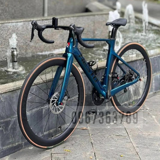Xe đạp đua road carbon nesto kangaroo bộ chuyển động shimano tiagra 4700 20 tốc độ, trục rỗng, dây âm sườn, phanh dầu