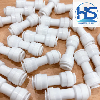 Combo 10c Cút nối nhanh 2 đầu dây 6mm máy lọc nước