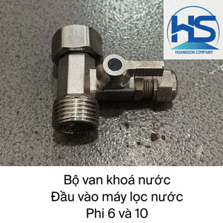 Bộ khóa van đầu vào máy lọc nước, bộ khẩu khoá đầu vào máy lọc nước, khoá chia nước đầu vào máy lọc nước