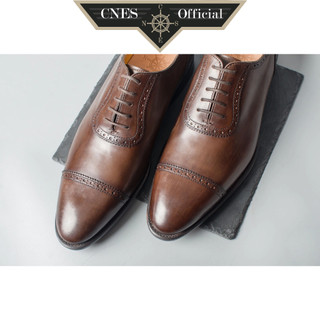 Giày da nam oxford thời trang lịch lãm cao cấp thương hiệu cnes )