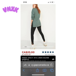 Quần legging cotton cho nữ oldnavy