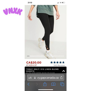 Quần legging cotton cho nữ oldnavy