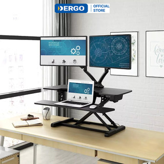 Bàn Nâng Máy Tính Điều Chỉnh Điện Chuyển Đổi Làm Việc Đứng DERGO Flexispot EM7-B (EMT107-Size L)